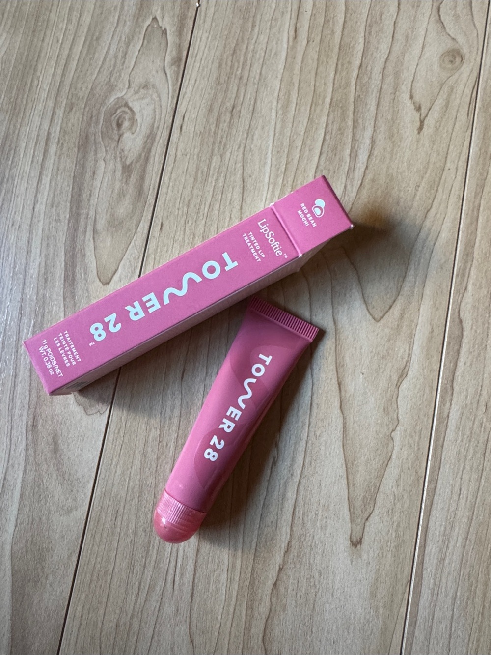 Tower 28 LipSoftie Hydrating Lip Balm - red bean mochi